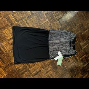 Black and silver dress